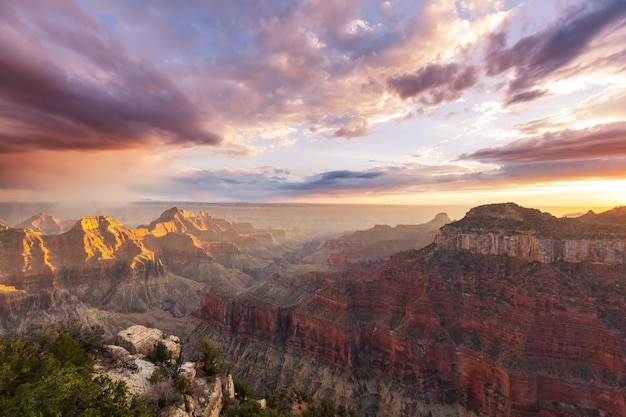 Paisagens pitorescas do Grand Canyon