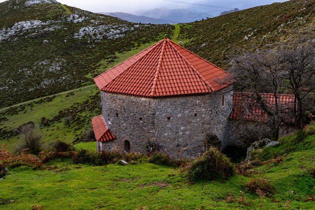 Paisagens rurais no interior das Astúrias