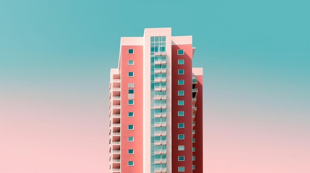 Paisagens urbanas minimalistas com IA generativa Capture paisagens urbanas com elementos mínimos