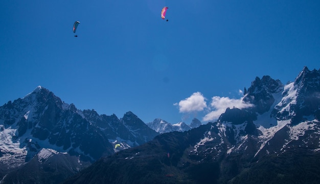 paisaje de los alpes franceses