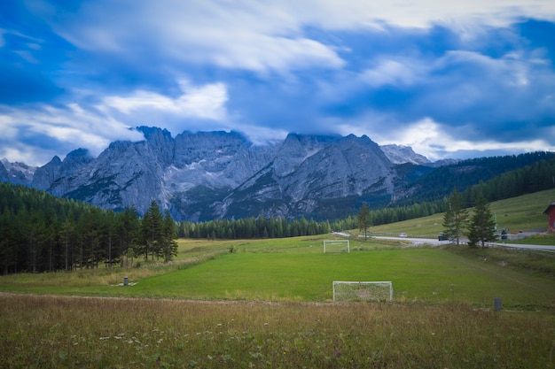 paisaje en los alpes italianos