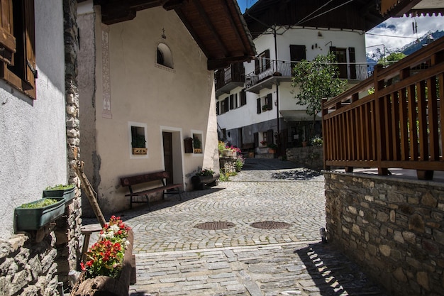 paisaje de los alpes italianos