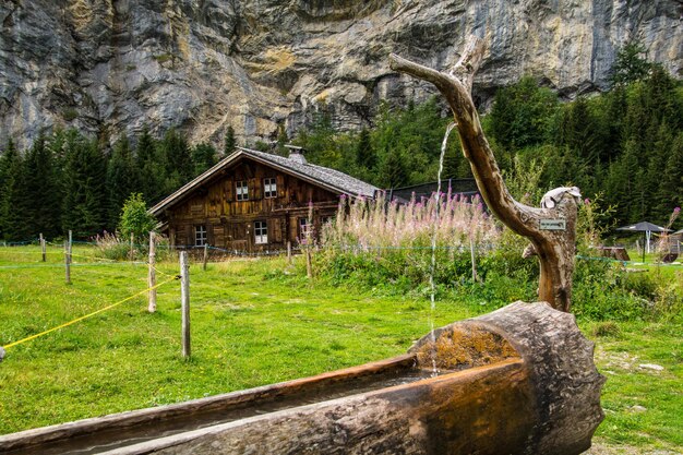 Paisaje de los Alpes suizos