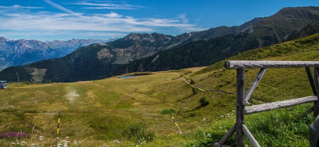 Paisaje de los Alpes suizos