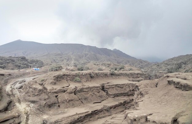 Paisaje alrededor del monte Bromo en Java