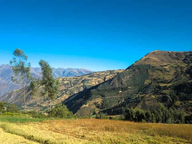 Paisaje en el altiplano de los Andes Peruanos