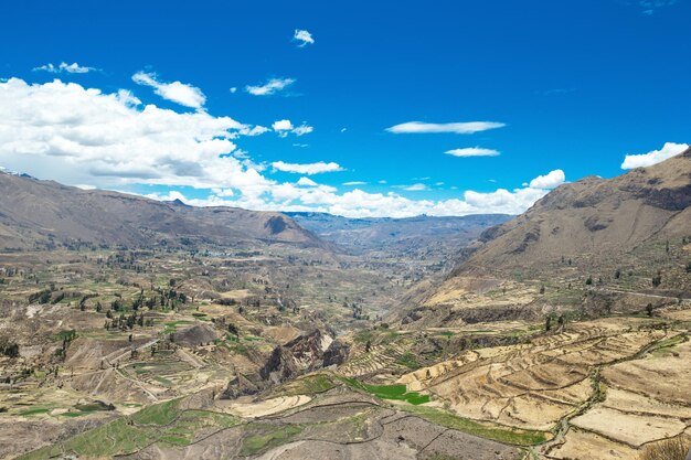 Paisaje en los Andes Perú