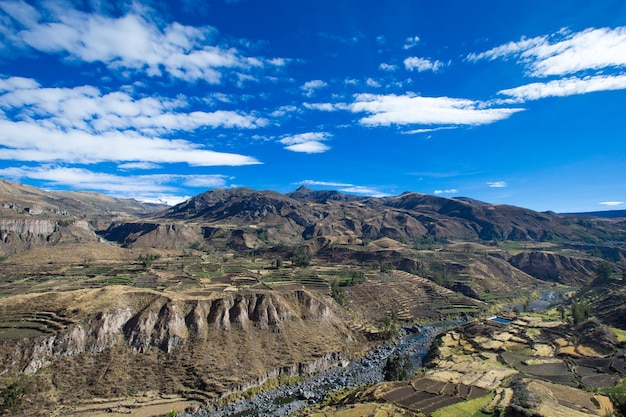 Paisaje en los Andes Perú