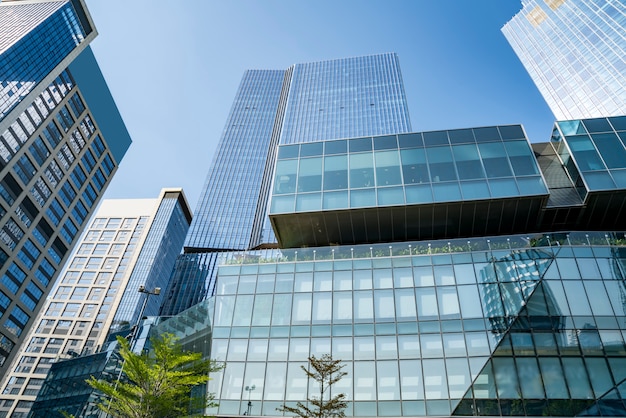 Foto el paisaje arquitectónico del edificio comercial