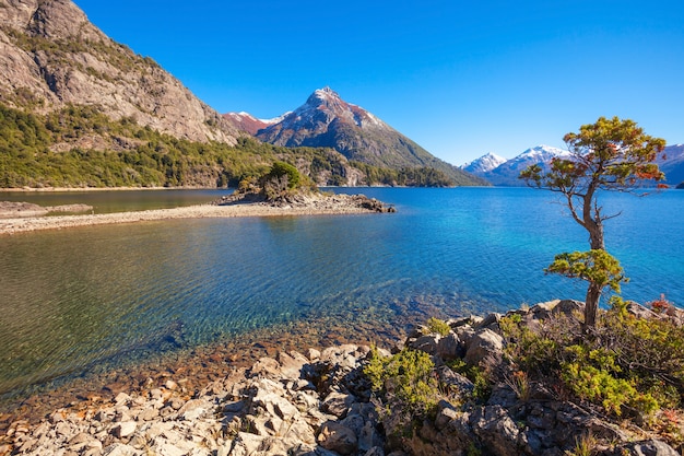 Paisaje de Bariloche en Argentina