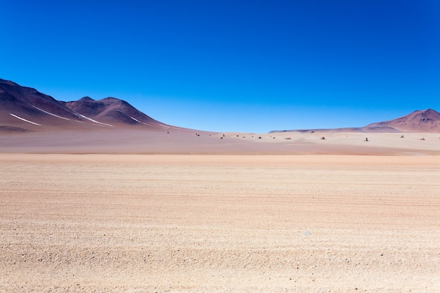 Paisaje boliviano, vista del desierto de Salvador Dalí. Bolivia hermosa