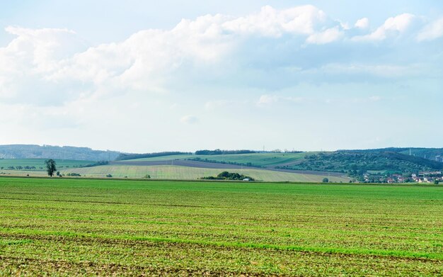 Paisaje del campo en República Checa