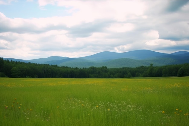 Paisaje de campos de campo