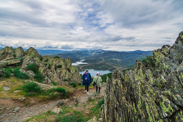 Paisaje cerca de la presa del Atazar (Madrid, España)