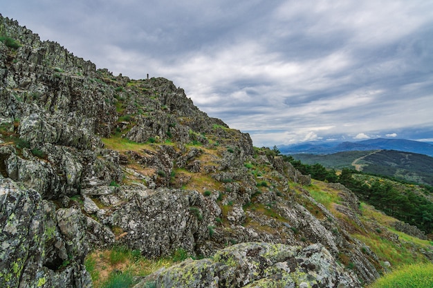 Paisaje cerca de la presa del Atazar (Madrid, España)