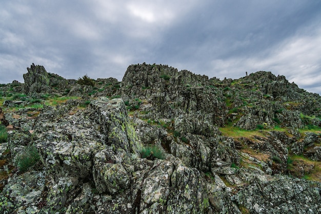 Paisaje cerca de la presa del Atazar (Madrid, España)