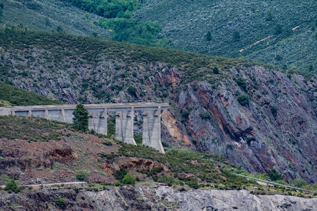 Paisaje cerca de la presa del Atazar (Madrid, España)