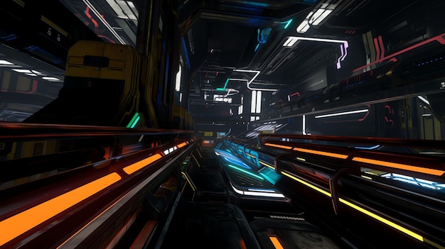 Foto paisaje cibernético de fondo de pantalla en el juego