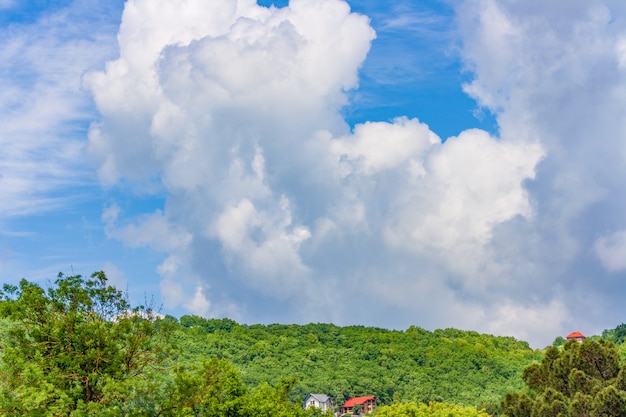 Foto paisaje de cielo con cúmulos