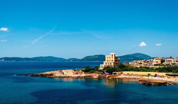 Paisaje de la ciudad de Alghero Cerdeña