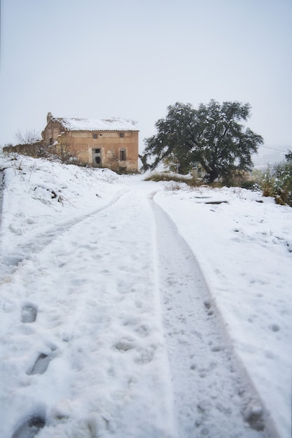 Paisaje en ciudad de cehegin, murcia