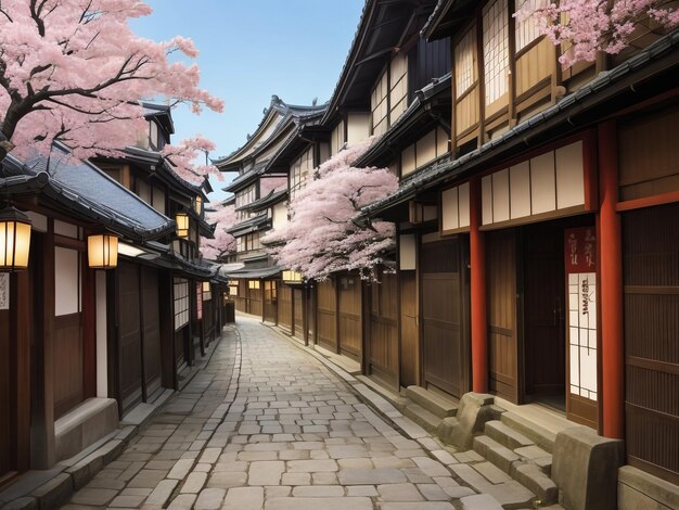 Paisaje de la ciudad de Higashiyama en Kioto