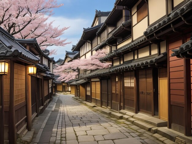 Paisaje de la ciudad de Higashiyama en Kioto