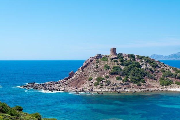 Paisaje de la costa cerca de Porticciolo