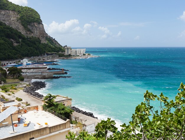 Paisaje de la costa de Sorrento