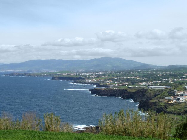 Foto paisaje costero de las azores