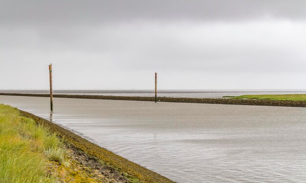 paisaje costero en la Frisia Oriental