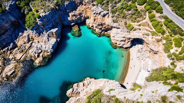 Paisaje costero y oceánico