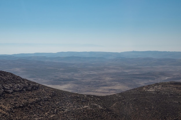 Paisaje desértico cerca de Jerusalén Israel Foto de alta calidad