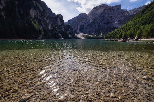 Paisaje de dolomitesm, italia