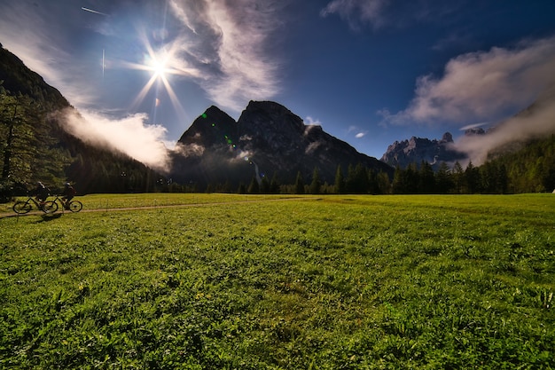 Paisaje de dolomitesmo