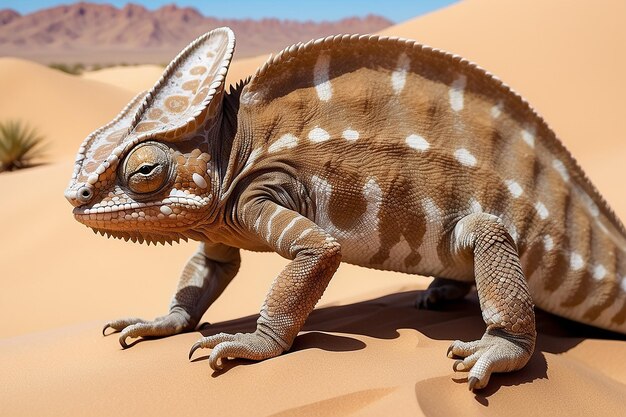 Foto paisaje de dunas del desierto