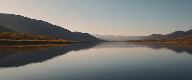 El paisaje es hermoso.