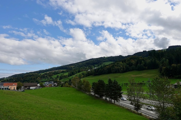 Paisaje escénico de Suiza