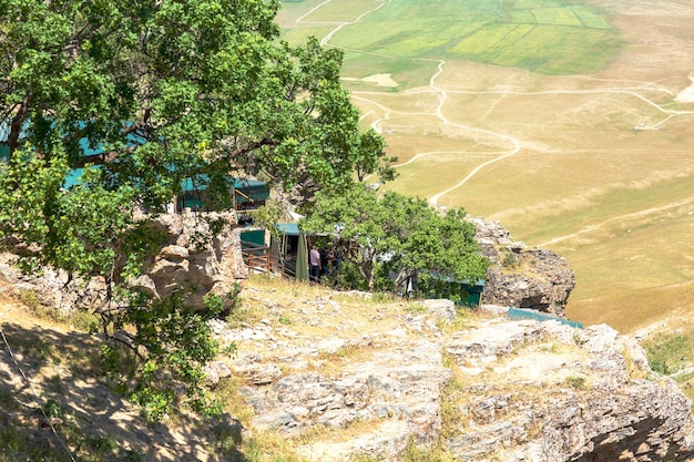 Paisaje estepario desde una gran altura