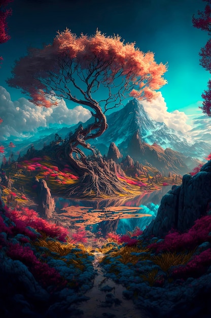 Paisaje de fantasia