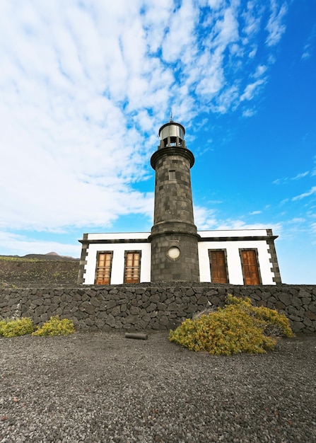 Paisaje con faro Faro de Fuencaliente