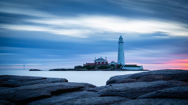 Foto paisaje del faro