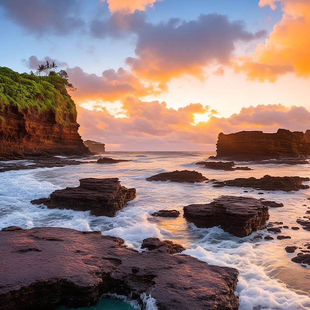 El paisaje hermoso y la naturaleza