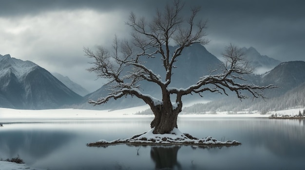 El paisaje hermoso y la naturaleza