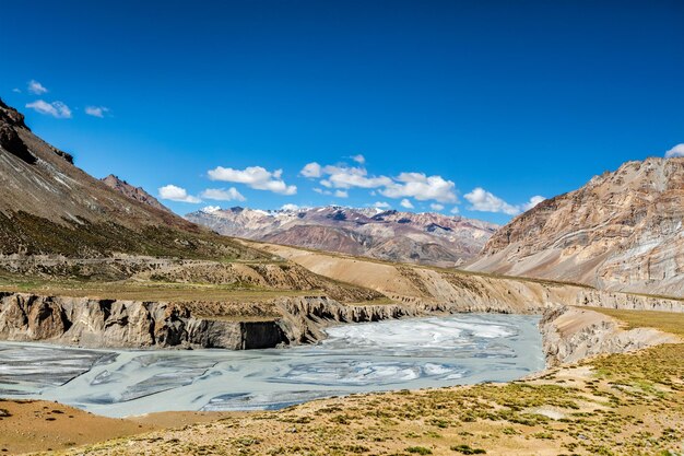 Foto paisaje del himalaya en el himalaya