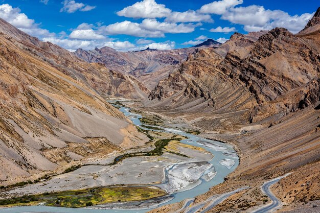 Foto paisaje del himalaya ladakh india