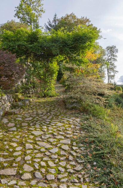 el paisaje idílico del jardín