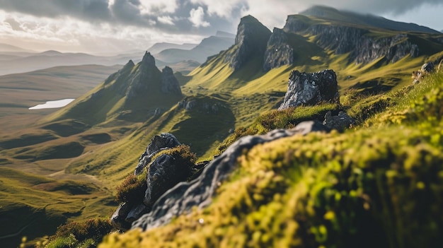 Un paisaje impresionante y pacífico de las tierras altas escocesas