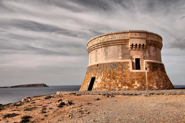 Paisaje del interior de menorca, islas baleares, españa