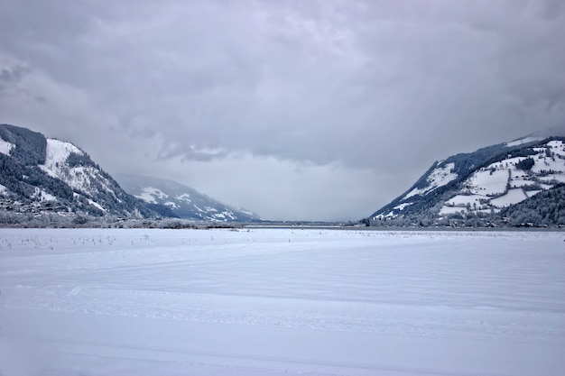 Paisaje de invierno de austria